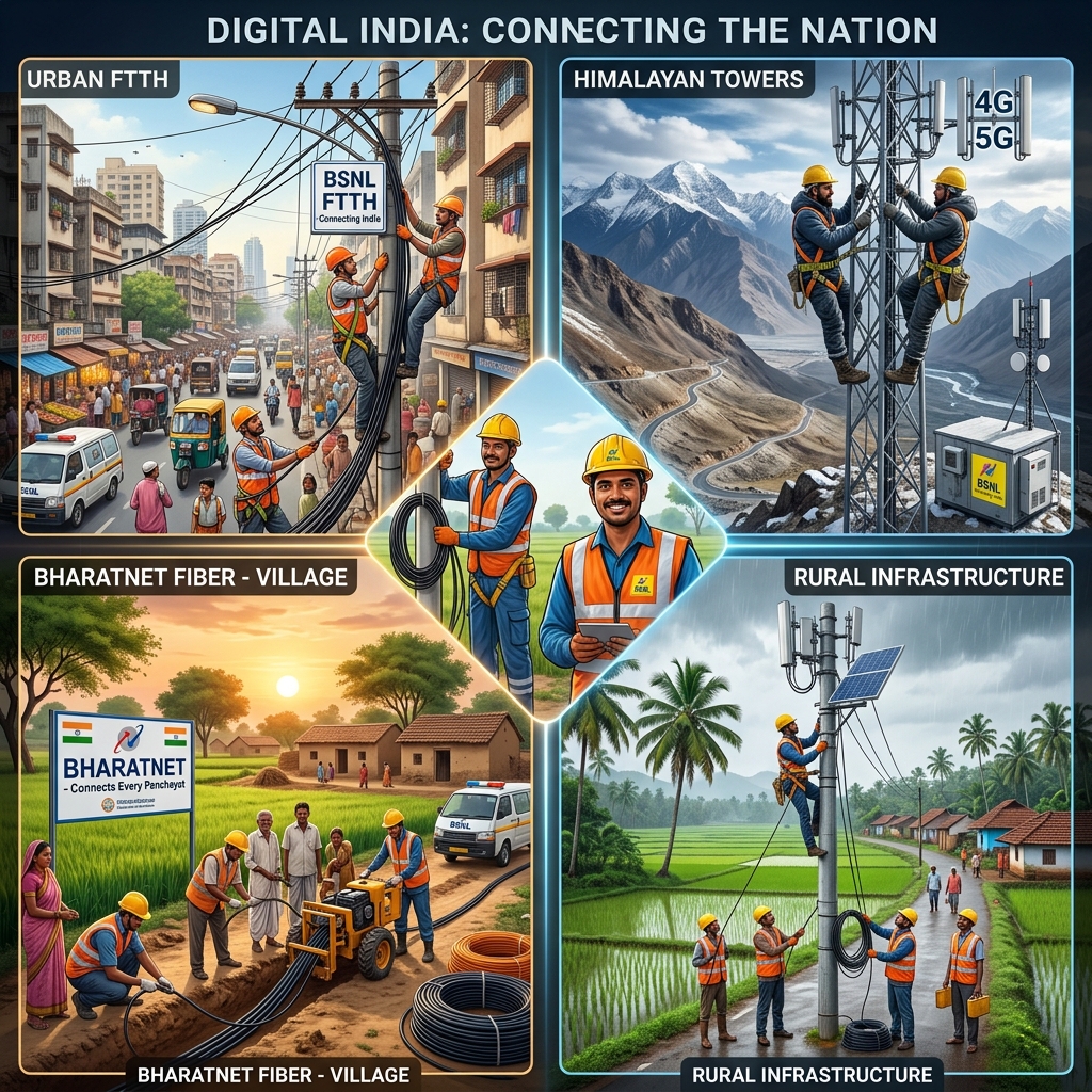 BSNL FTTH Rollout